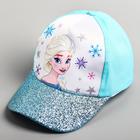 Кепка детская для девочки, размер 52-54, Холодное сердце - Фото 4