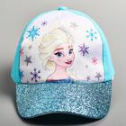 Кепка детская для девочки, размер 52-54, Холодное сердце - Фото 3