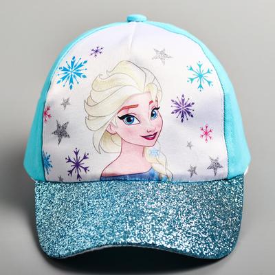 Кепка детская для девочки, размер 52-54, Холодное сердце