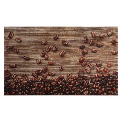 Кухонный фартук на стену «Кофейные зерна», 1000×600×0.5 мм, цвет коричневый