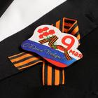 Значок деревянный с лентой "С Днём Победы!" гвоздики, триколор - фото 24606785