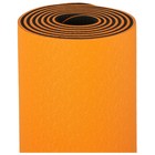 Коврик для йоги Sangh, 183х61х0,6 см, цвет оранжевый - Фото 11