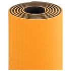 Коврик для фитнеса и йоги Sangh, нескользящий, 183×61×0.6 см, оранжевый, чёрный - Фото 5