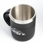 Термокружка, 450 мл, «Мастер К», сохраняет тепло 2 ч, черная - Фото 5