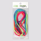 Шнурки для обуви, пара, круглые, d=5 мм, 110 см, разноцветные - Фото 7