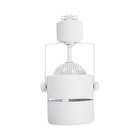 Трековый светильник под лампу Gu5.3, круглый, белый - Фото 11