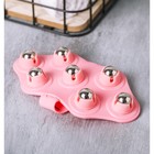 Набор: повязка для головы и роликовый массажёр «Мрр», розовый, 19×8.5 см - Фото 2