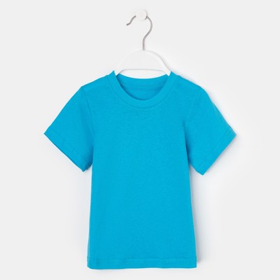 Футболка детская, цвет синий, рост 146 см