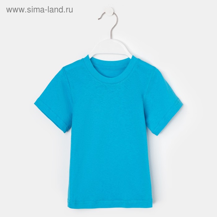 Футболка детская, цвет синий, рост 152 см - Фото 1