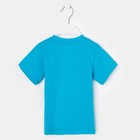 Футболка детская, цвет синий, рост 152 см - Фото 3