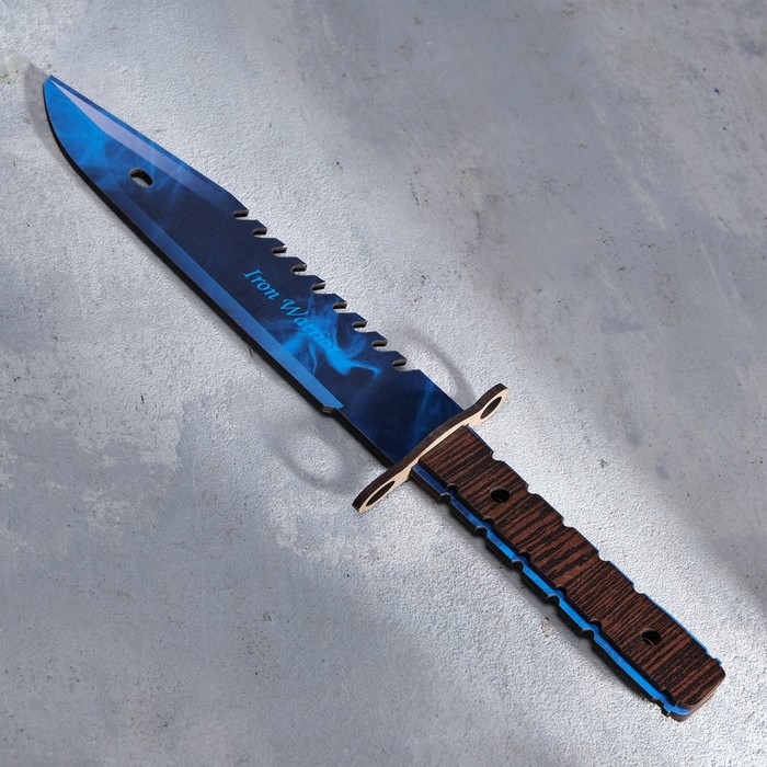 Сувенир деревянный нож 2 модификация, 5 расцветок в фасовке, МИКС - фото 1907093507