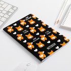 Блокнот А5, 48 л., в точку, обложка софт-тач «Корги» - Фото 2