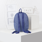 Рюкзак детский, отдел на молнии, наружный карман, цвет синий - Фото 2