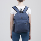 Рюкзак молодёжный, отдел на молнии, наружный карман, 2 боковых сетки, цвет синий - Фото 3