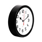 Часы - будильник настольные "Классика", дискретный ход, циферблат d-15 см,15.5 х 4.5 см, АА - Фото 2