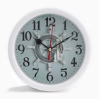 Часы - будильник настольные "Штурвал", дискретный ход, циферблат d-15 см, 15.5 х 4.5 см, АА - фото 8973562