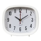 Часы - будильник настольные "Классика", дискретный ход, 12.5 х 10.5 см, АА - фото 9535681