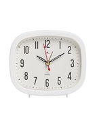 Будильник-часы настольные «Классика», 12.5×10.5 см, от батарейки АА, белый - Фото 1