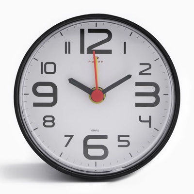 Часы - будильник настольные "Классика", дискретный ход, 8 х 8 см, АА