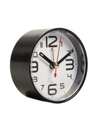 Будильник-часы настольные «Классика», 8×8 см, от батарейки АА, чёрный - Фото 4