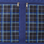 Сумка хозяйственная, отдел на молнии, 2 наружных кармана, цвет синий - Фото 4