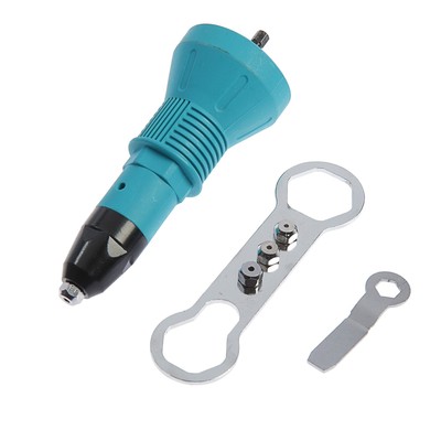 УЦЕНКА Насадка для шуруповерта ТУНДРА, заклепочник, хвостовик шестигранный, 2.4-3.2-4-4.8 мм