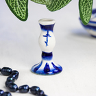 Подсвечник на 1 свечу церковный «Гжель», фарфор - Фото 2