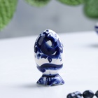 Фигурка фарфор гжель «Яйцо», 6.5 см - Фото 3