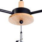 Люстра "Бирасо" 3x60Вт E27 черный-серебро 58х58х40 см - Фото 7