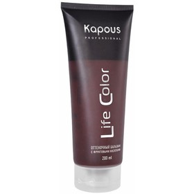 

Оттеночный бальзам для волос Kapous Life Color, тон песочный, 200 мл
