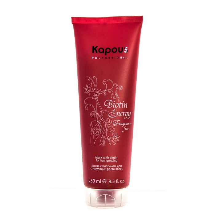 Маска для волос Kapous Biotin Energy, укрепляющая, для стимуляции роста волос, 250 мл