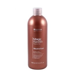 

Нейтрализатор для долговременной завивки волос Kapous Magic Keratin, с кератином, 500 мл