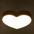 Люстра "Сердце" LED 68Вт 3 режима 3000-6000К желтый 45х45х8 см. - Фото 5