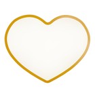 Люстра "Сердце" LED 68Вт 3 режима 3000-6000К желтый 45х45х8 см. - Фото 6