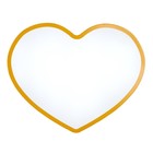 Люстра "Сердце" LED 68Вт 3 режима 3000-6000К желтый 45х45х8 см. - Фото 8