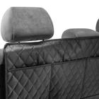 Органайзер на спинку сиденья в багажник Cartage, экокожа, ромб, черный, 95 х 40 см - Фото 3
