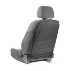 Накидка-незапинайка на спинку сиденья Cartage, оксфорд, ромб, 60×40 см, черный - Фото 2