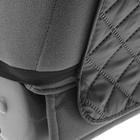 Накидка-незапинайка на спинку сиденья Cartage, оксфорд, ромб, 60 х 40 см, черный - фото 6287756