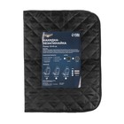 Накидка-незапинайка на спинку сиденья Cartage, оксфорд, ромб, 60×40 см, черный - Фото 5