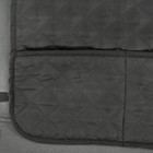 Накидка-незапинайка на спинку сиденья Cartage, оксфорд, два кармана, 60 х 40 см, черный - Фото 4