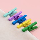 Прищепки для шитья, 2.5×0.7×0.3 см, 18 шт., разноцветные - Фото 3