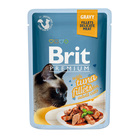 Влажный корм Brit Premium для кошек, кусочки из филе тунца в соусе, 85 г - Фото 1