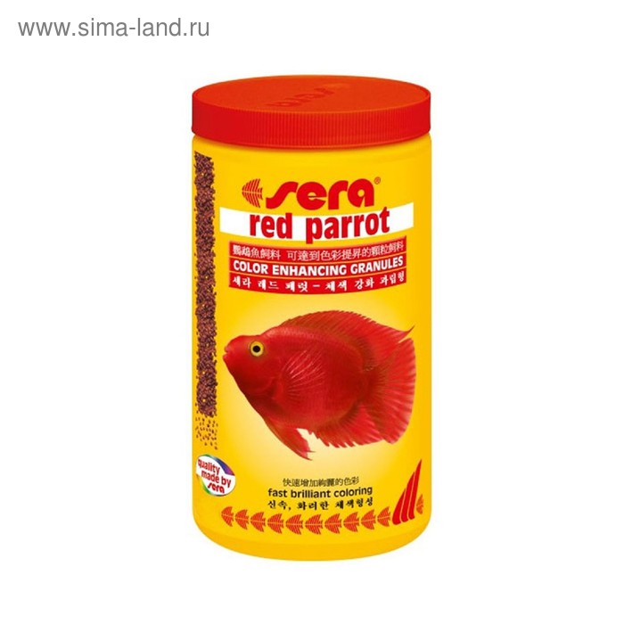 Корм Sera Red Parrot для красных попугаев, 1000 мл, 330 г - Фото 1