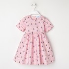Платье для девочки KAFTAN "Ёлочки", р.30 (98-104), розовый - Фото 6