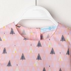 Платье для девочки KAFTAN "Ёлочки", р.30 (98-104), розовый - Фото 7