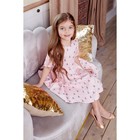Платье для девочки KAFTAN "Ёлочки", р.30 (98-104), розовый - Фото 5