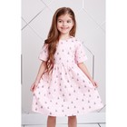 Платье для девочки KAFTAN "Ёлочки", р.30 (98-104), розовый - Фото 4