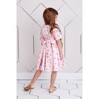 Платье для девочки KAFTAN "Ёлочки", р.34 (122-128), розовый - Фото 2
