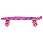 Пенниборд ONLITOP, 55×15 см, колёса PU, ABEC 7, алюминиевая рама, цвет розовый - Фото 3