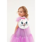 Рюкзак детский для девочки, плюшевый на молнии, 18.5 см × 5 см × 22 см «Мари», Коты аристократы - Фото 5